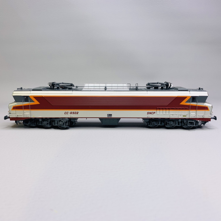 Locomotive CC6502 livrée Arzens origine, SNCF, Ep VI, 3R - HO 1/87- LSMODELS 10820