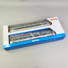 2 voitures Corail A9u + B11tu, 1 et 2 CL, Sncf, Ep V - PIKO 97309 - HO 1/87