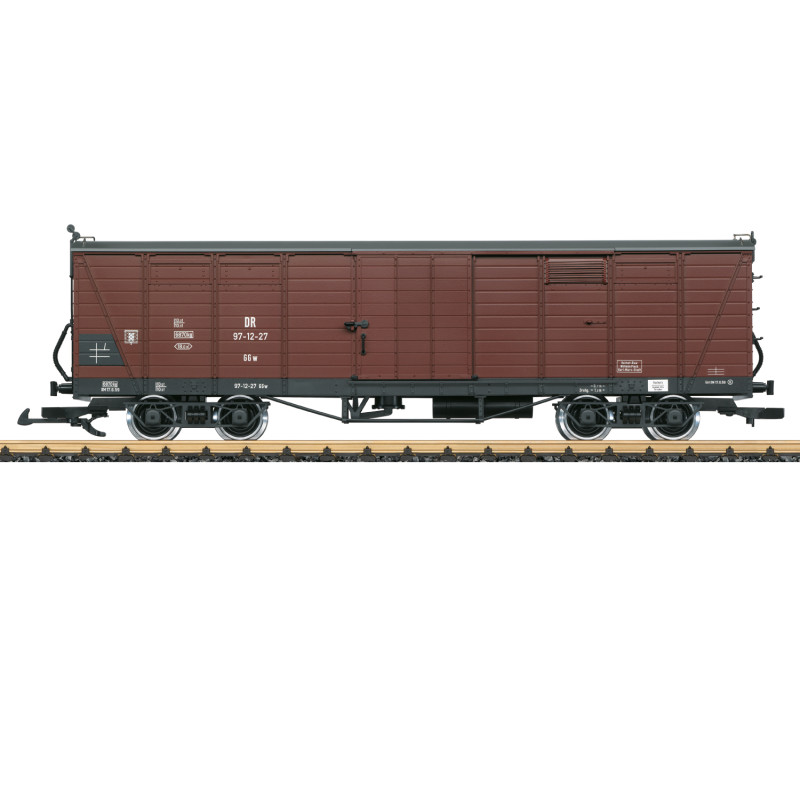 Wagon couvert DR type GGw, DR, Ep III - LGB 43602 - G 1/22.5