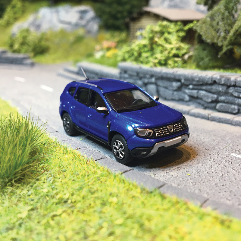 DACIA Duster 2, Bleu métal - PCX87 / SAI 7381 - HO 1/87