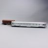 Train de maintenance, voiture DEV inox et Wagon G4, Sncf, Ep IV et V - JOUEF HJ4183 - HO 1/87