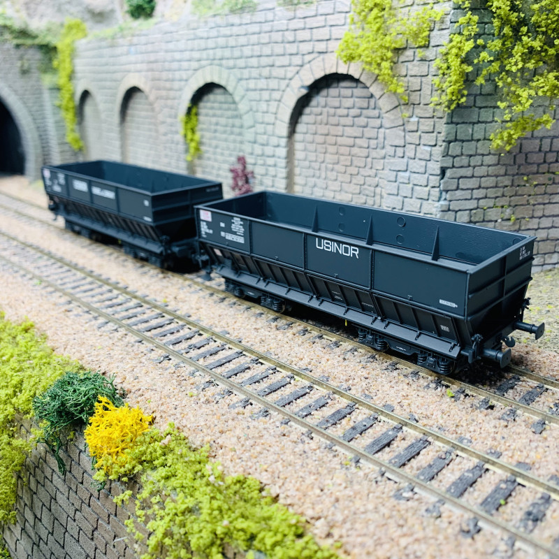 Set de 2 wagons Trémies DM - Ls Models 31113 - SACILOR