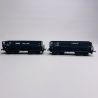 2 wagons minéraliers DM "USINOR", Sncf, Ep IV - Lsmodels 31112 - HO 1/87