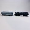 2 wagons FAL, DM + DM, "Saulnes / Forges et Acieries du Nord et de l'Est", Sncf, Ep III - Lsmodels 31110 - HO 1/87