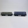 2 wagons trémies FAL, DM + DMH, "Rehon et S.G.T.R.", Sncf, Ep III - Lsmodels 31109 - HO 1/87