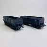 2 wagons trémies minéraliers DMH "SITRAMI", Sncf, Ep III - Lsmodels 31108 - HO 1/87