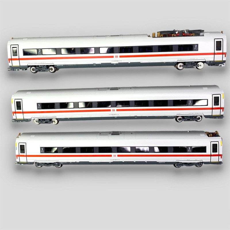 Coffret de 3 voitures de complément pour l'ICE 4, 2 x 1CL, 2CL, DB, Ep VI - MARKLIN 43726 - HO 1/87