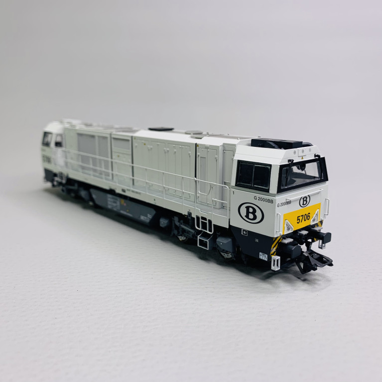 Locomotive diesel Vossloh G 2000 BB, SNCB, Ep VI, digital son 3R - MARKLIN 37297 - HO 1/87