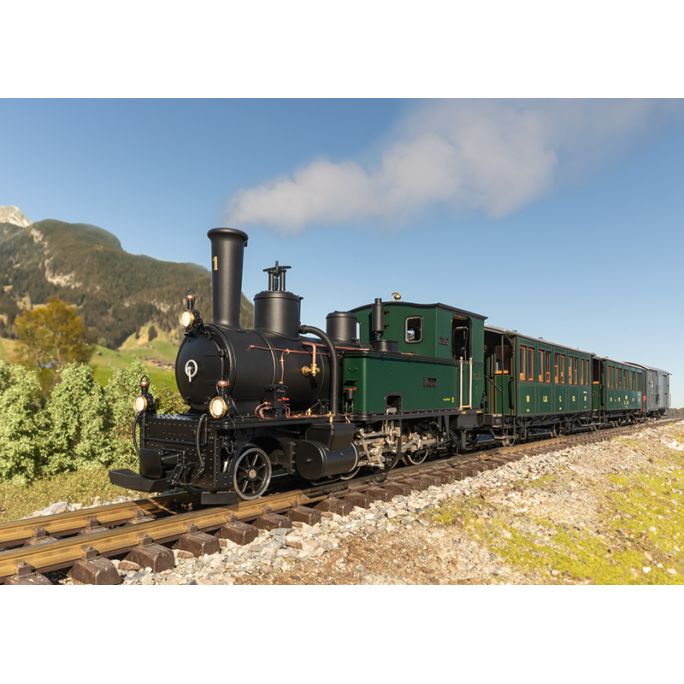 Locomotive à vapeur « Rhätia » série G 3/4, RhB, époque VI digital son - LGB 26273 - G 1/22.5