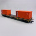 Wagon porte-conteneurs Rs, DSB, Ep V - MARKLIN 47157 - HO 1/87