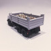 Camion-Benne Mercedes Kipper, Chargé, Gris - BREKINA 81157 - 1/87