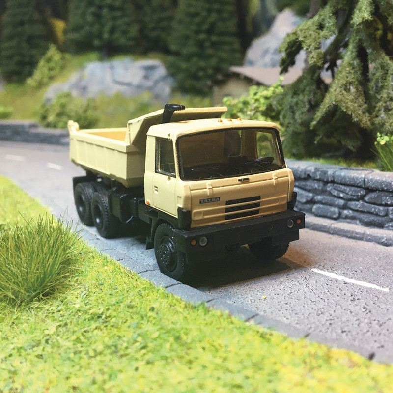 Camion-Benne Tatra 815 Kipper, Beige - BREKINA 71900 - 1/87