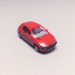 Peugeot 206 5p avec conducteur, Rouge - SAI 1632 - 1/87