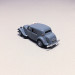 Citroën Traction 11A 1952, Taxi, Gris Foncé, avec personnages - SAI 1602 - 1/87