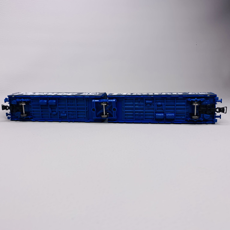 Wagon bâché double Lailps 3 essieux "Flumroc", Sncf, Ep IV - V - JOUEF HJ6252 - HO 1/87
