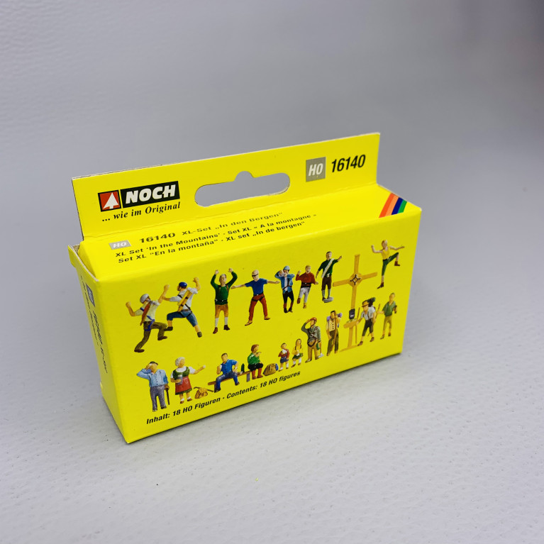 Figurine XL Set "A la montagne" - NOCH 16140 - HO 1/87