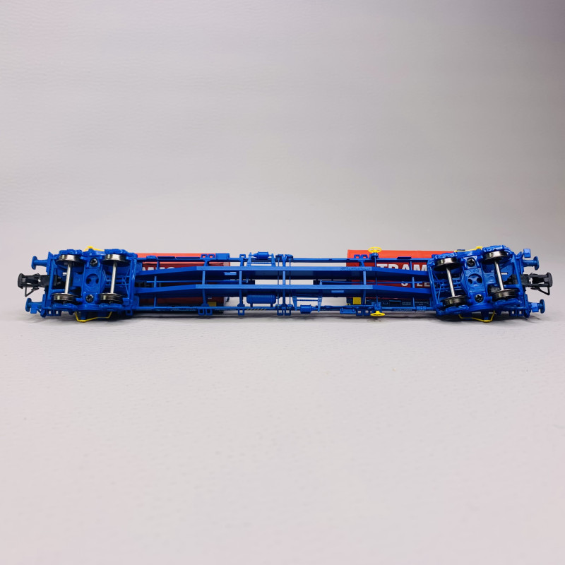 Wagon porte conteneur MMC3 Boluda, Transfesa, Ep VI - ELECTROTREN HE6045 - HO