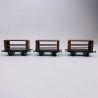 Pack de 3 wagons à transfort de chevaux L&MR, Ep. I - HORNBY R60166 - HO 1/76