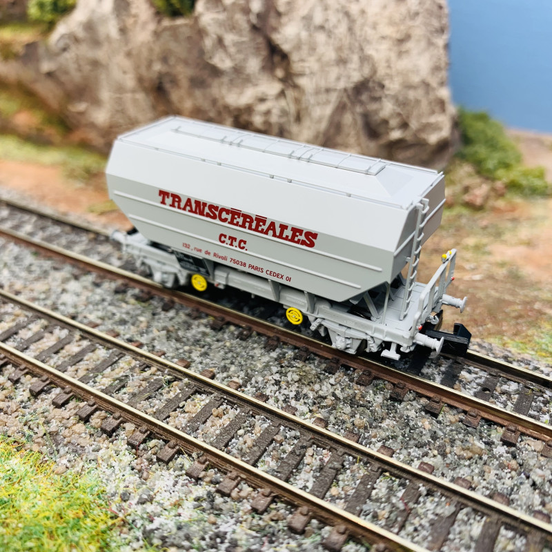 REE Models NW-311: Wagon de marchandises wagon silo à grains Transcéréales CTC SNCF Epoque IV 1:160