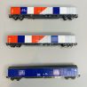 Coffret 3 pièces : Transport de vélos, ÖBB, Ep V - ROCO 77022 - HO 1/87