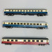 3 voitures voyageurs Eurocity EC 24 "Erasmus" série 3, DB, Ep IV - ROCO 74036 - HO 1/87