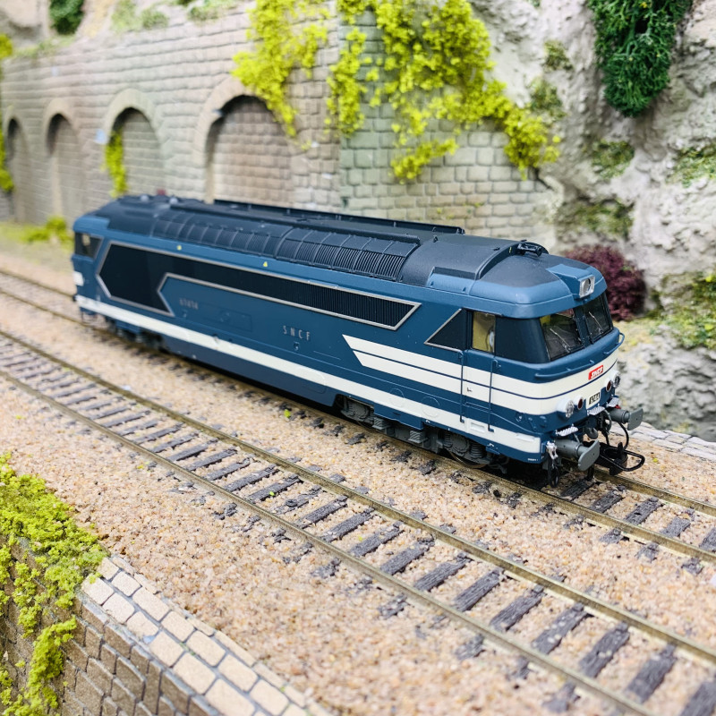 Locomotive Diesel BB67414 Bleue "Chalindrey", Sncf, Ep IV et V - REE MB-166 - HO 1/87