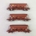 3 wagons trémies T8 Tadkks, SNCF, Ep IV et V - REE WB-844 - HO 1/87