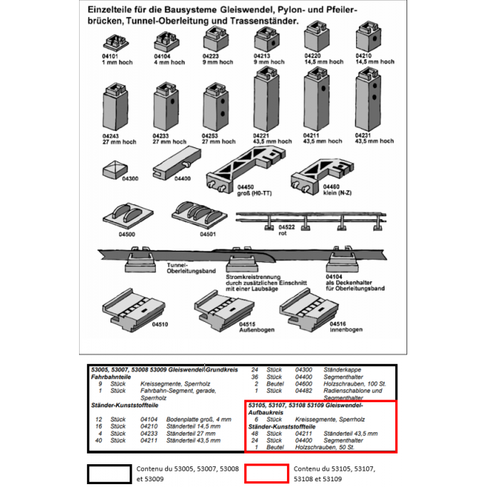 Rampe hélicoïdale 1 voie R1 360mm, 1 cercle 1/2 - NOCH 53001 - HO 1/87