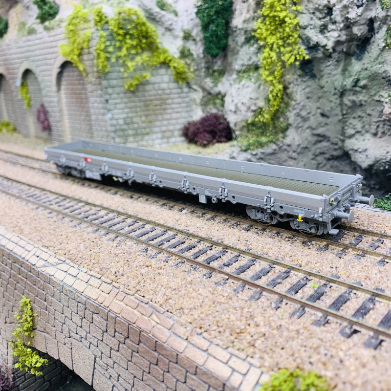 Wagon Tombereau Roco SNCF Ep IV - Échelle HO 1/87 - Marron, Analogique, Excellent état (occasion)