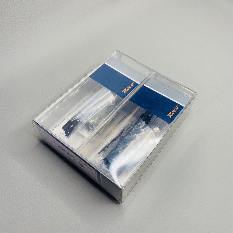 Coffret de deux trucks à 4 essieux, DR, Ep IV - ROCO 6640002 - HOe 1/87