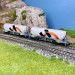 Set de 2 wagons-silo Uacns 932, Holcim/Wascosa, Ep VI - FLEISCHMANN 848901 - N 1/160