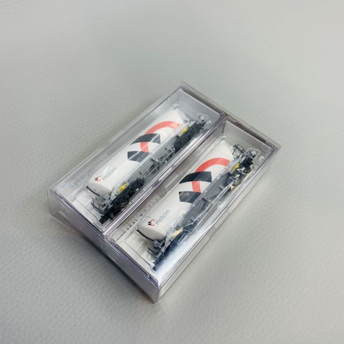 Set de 2 wagons-silo Uacns 932, Holcim/Wascosa, Ep VI - FLEISCHMANN 848901 - N 1/160