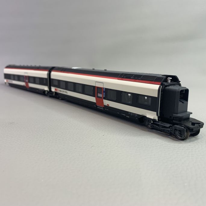 Coffret de voitures de complément 2 pour le RABe 501 Giruno, SBB, Ep VI - MARKLIN 43462 - HO 1/87