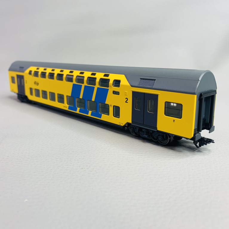 Voiture à deux niveaux BA DDM2/3-Bv 2e classe, NS, Ep V - MARKLIN 43578 - HO 1/87