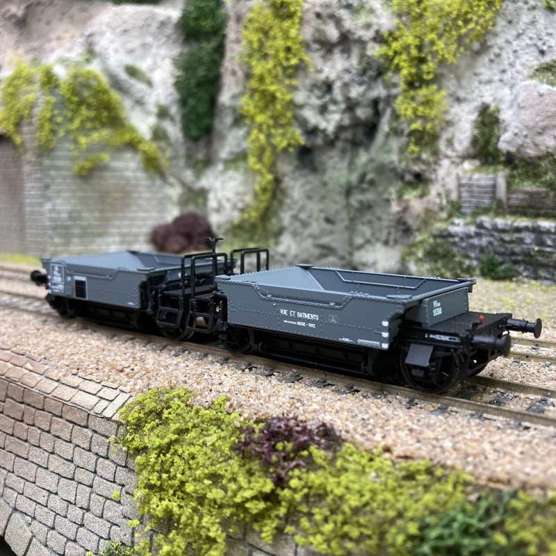 Wagon Miniature | Couplage SVsuwf2 252315 | R37 43102 | SNCF HO