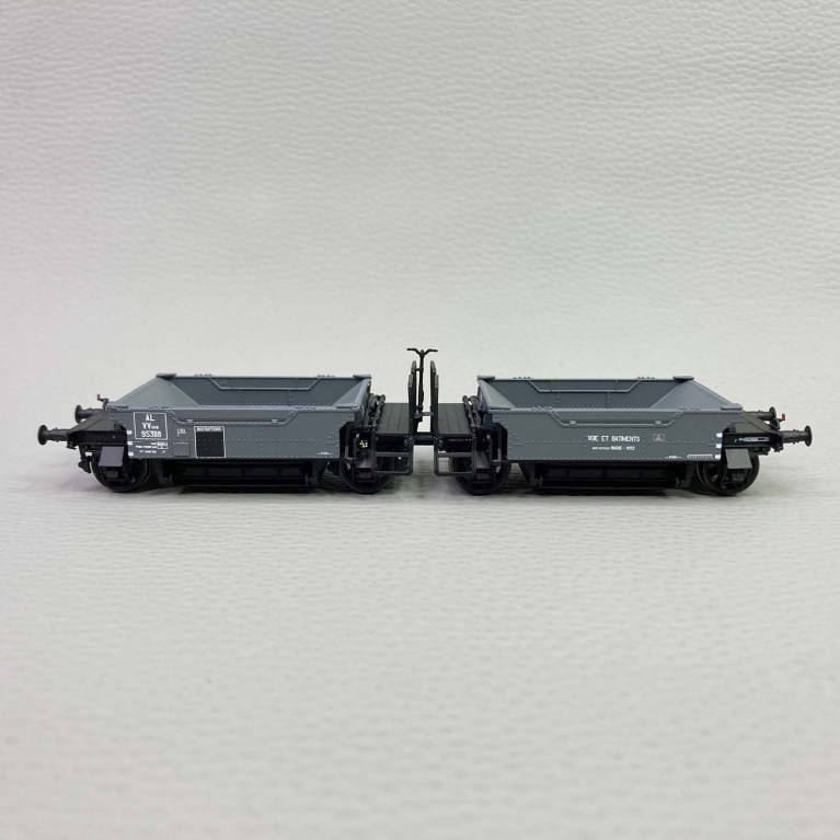 Wagon couplage ballast VVsuw 953118, AL (Alsace Lorraine), Ep II - R37 43100 - HO 1/87