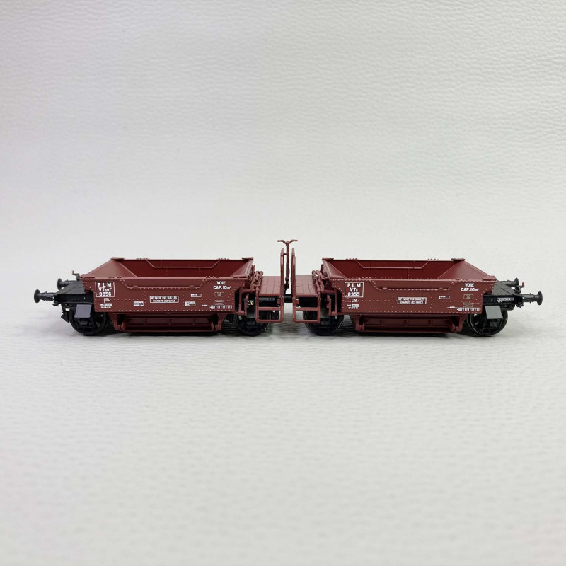 Wagon couplage ballast VTswf2 8956-55, PLM, Ep II - R37 43101 - HO 1/87