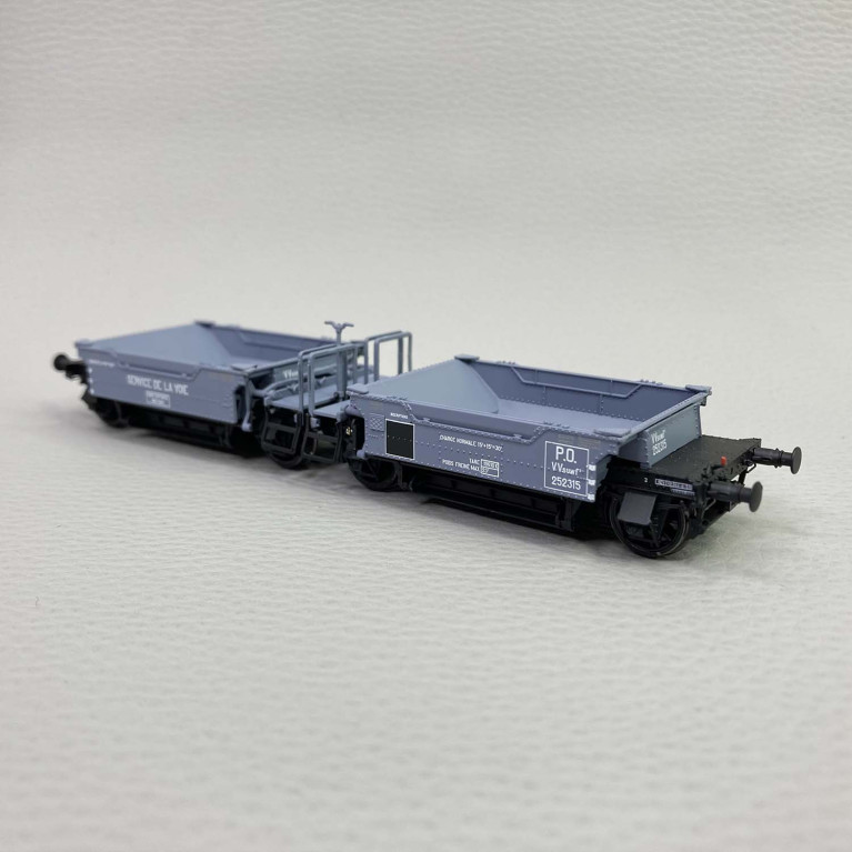 Wagon couplage ballast VVsuwf2 252315, PO, Ep II - R37 43102 - HO 1/87