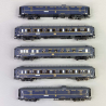Rame "Orient Express" de 5 voitures CIWL, Ep II - RIVAROSSI HR4384 - HO 1/87
