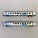 2 voitures 1 et 2CL Corail "Fluo" A10tu + B11tu, Sncf, Ep VI - PIKO 94500 - N 1/160