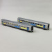 2 voitures 1 et 2CL Corail "Fluo" A10tu + B11tu, Sncf, Ep VI - PIKO 94500 - N 1/160