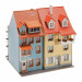 2 maisons de ville avec échaffaudage-HO-1/87-FALLER 130494