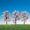 3 cerisiers à fleurs-HO-1/87-FALLER 181406