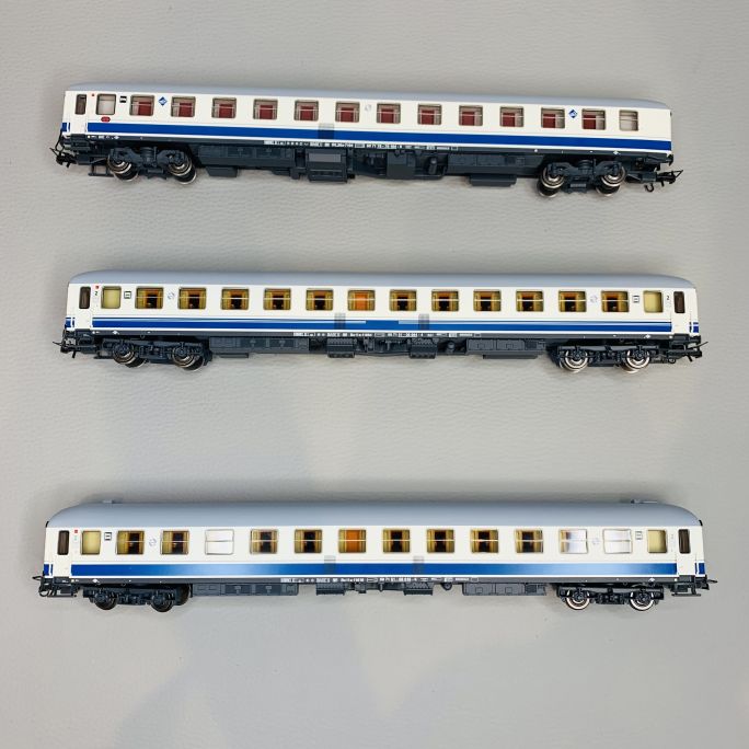 Coffret voitures voyageurs "Estrella Picasso", RENFE, Ep V - ELECTROTREN HE4019 -HO 1/87