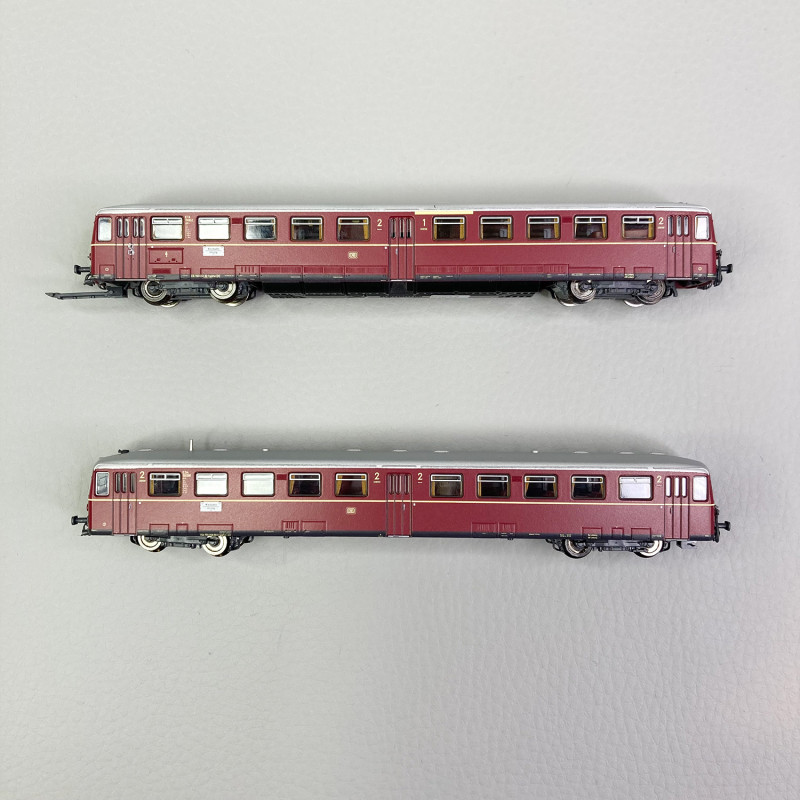 Autorails ETA 150 avec remorque, DB, Ep III - FLEISCHMANN 740103 - N 1/160