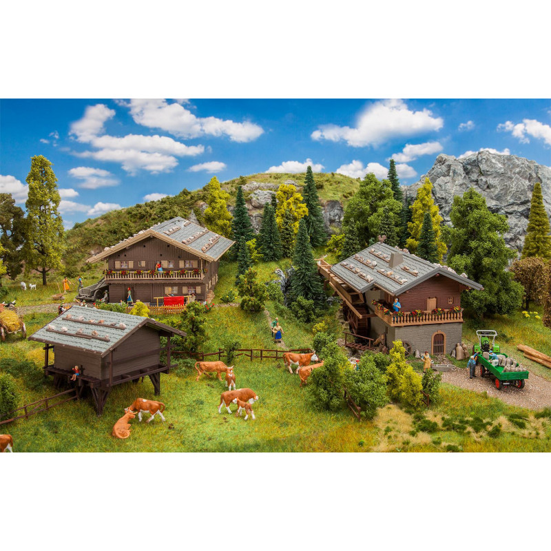 Coffret promotionnel Village alpin - FALLER 190139 - HO 1/87