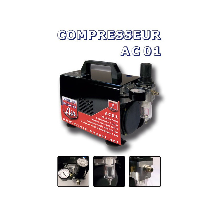 Coffret Aérographe Essentiel Ultra Polyvalent- PRINCE AUGUST AES11