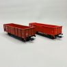 Coffret 2 pièces : Wagons de marchandises ouverts, CSD, Ep IV - ROCO 6600002 - HO 1/87