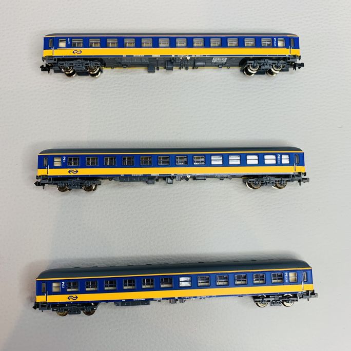 Coffret 3 pièces : Voitures de train express, NS, Ep V - FLEISCHMANN 881917 - N 1/160