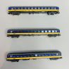 Coffret 3 pièces : Voitures de train express, NS, Ep V - FLEISCHMANN 881917 - N 1/160